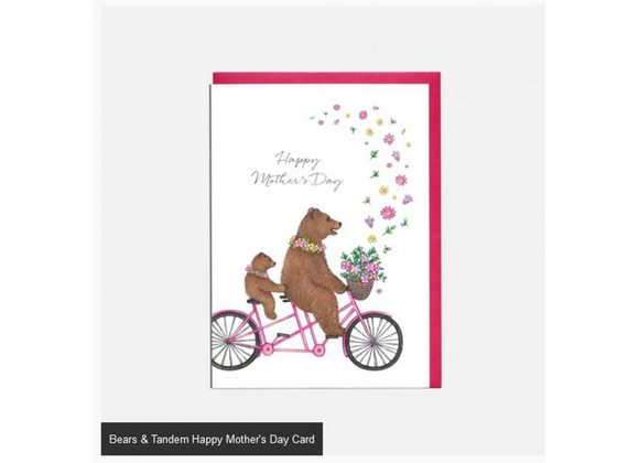 Bears & Tandem Happy Mother's Day Card