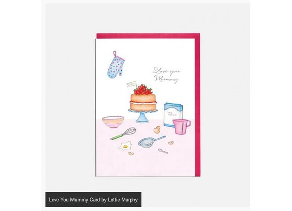 Love You Mummy Card by Lottie Murphy