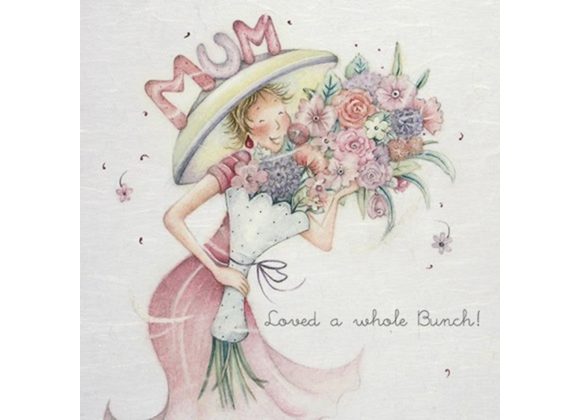 Mum, Loved a whole Bunch! - Card by Berni Parker