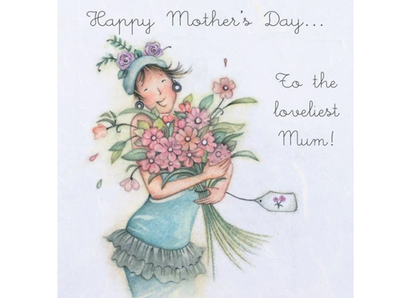 To the Loveliest Mum - Mothers day Card