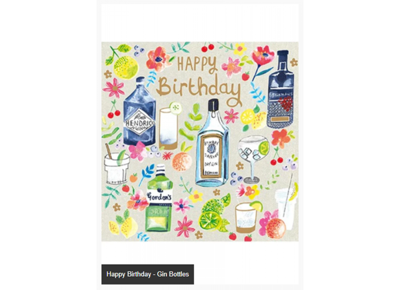 Happy Birthday - Gin Bottles