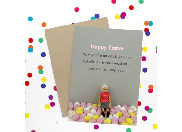 Mini Egg Breakfast card by Bold & Bright