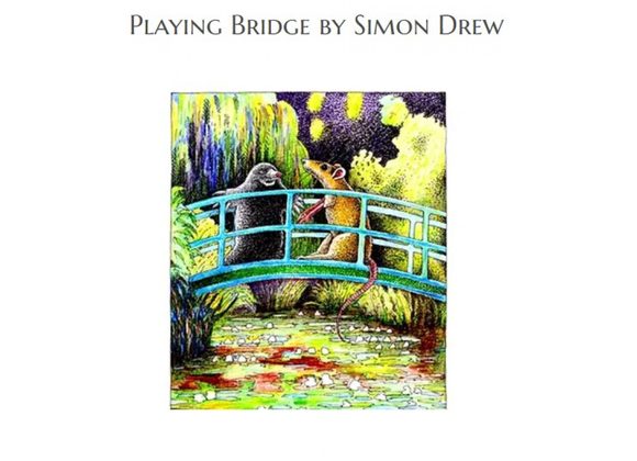 Playing Bridge by Simon Drew