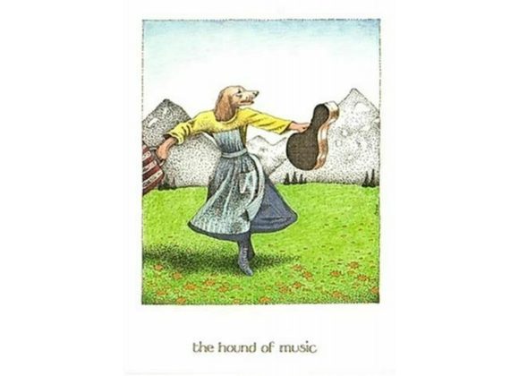 Simon Drew Card - The Hound of Music