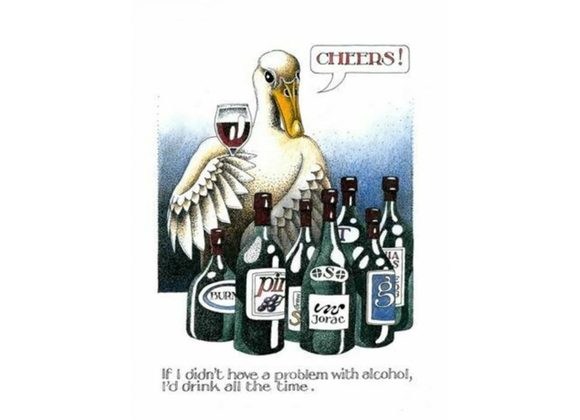 Simon Drew Cards - If I didn’t have a problem with alcohol