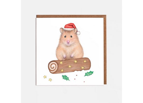 Hamster & Yule Log by Lottie Murphy