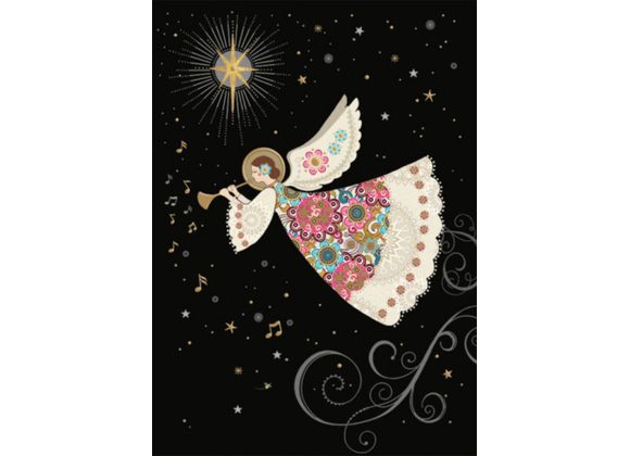 Angel - Christmas Jewels card by Bug Art