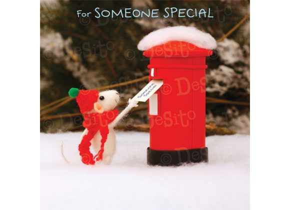 For SOMEONE SPECIAL - Mouse at the Postbox