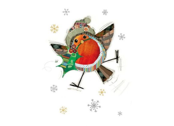 Robin Holly - Christmas Kooks card by Bug Art