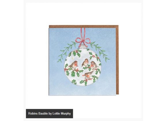 Robins Bauble by Lottie Murphy