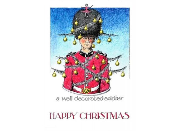 A Well Decorated Soldier - Christmas Card