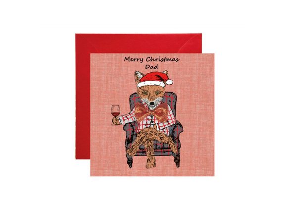 Merry Christmas Dad card by Apple & Clover