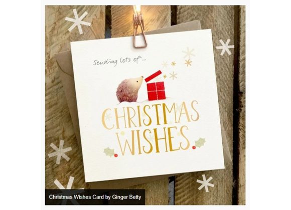 Christmas Wishes Card by Ginger Betty