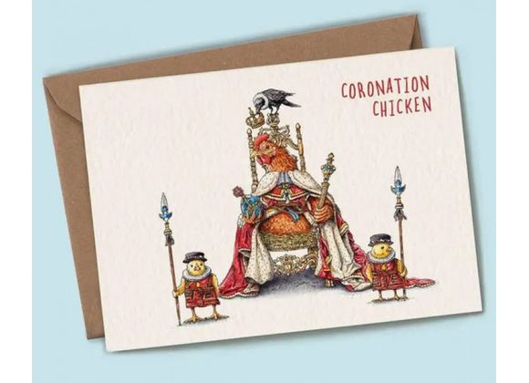 Coronation Chicken - Card by Bewilderbeest