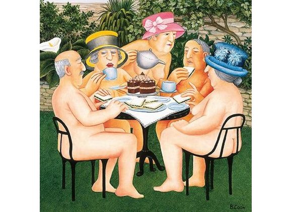 Tea in the Garden by Beryl Cook