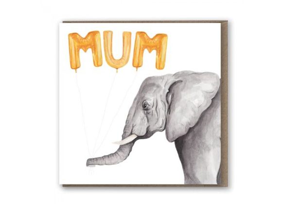 MUM - Elephant Card by lil wabbit