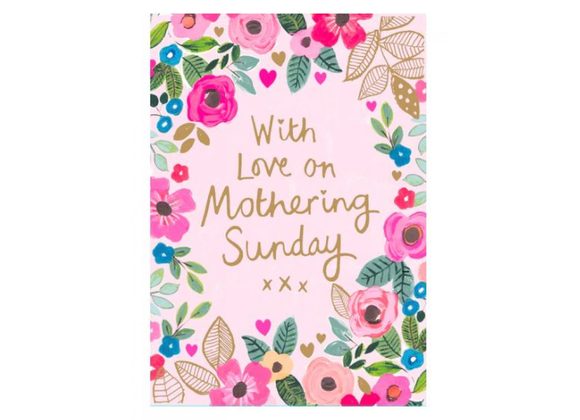 With Love on Mothering Sunday - Card by Paper Salad