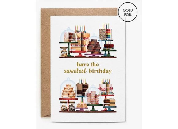 Cake Shelves - Birthday card by Folio