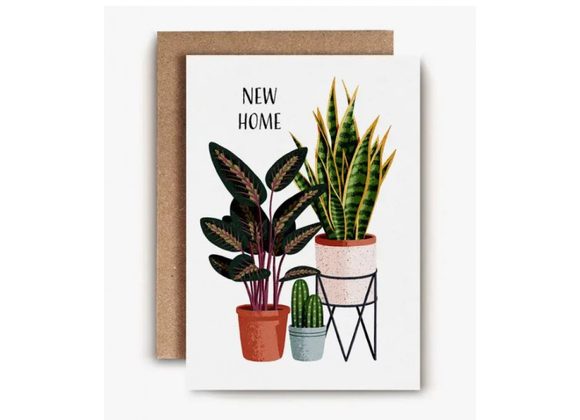 New Home, New Plants card by Folio