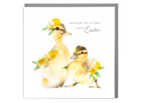 Two Ducklings - Easter Card by Lola Design