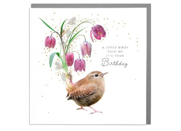 A little birdy told me....Birthday Card by Lola Design