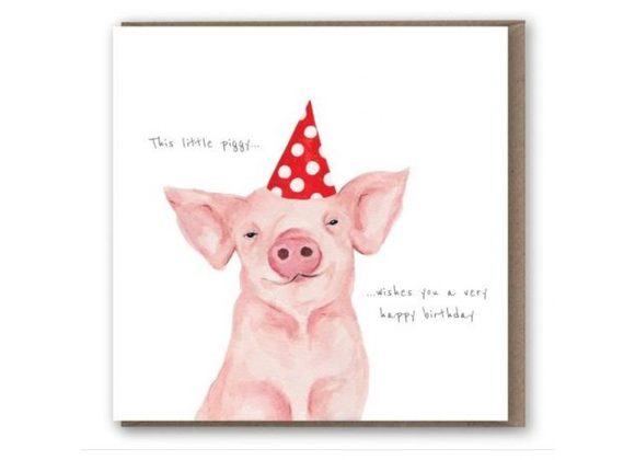 This little piggy - card by lil wabbit