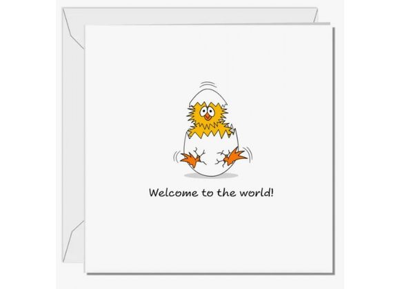 Welcome to the world - New baby card