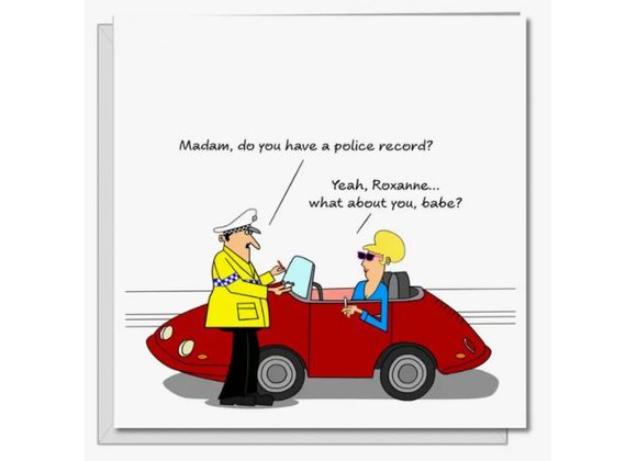 Madam, do you have a police record?