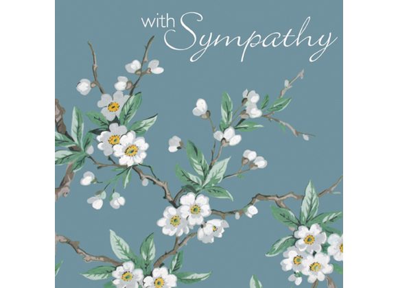 With Sympathy card - Moda Blossom