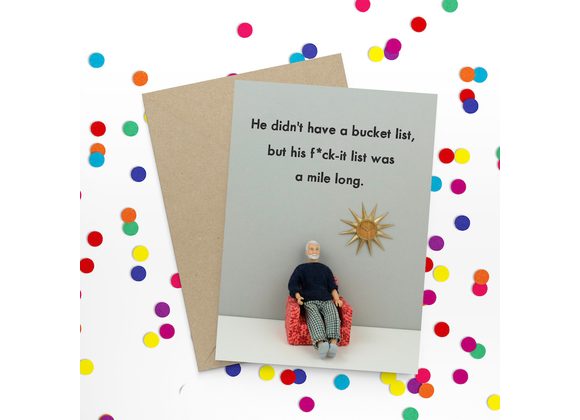 Bucket List - Card by Bold & Bright