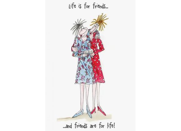 Life is for friends ... Camilla & Rose Card