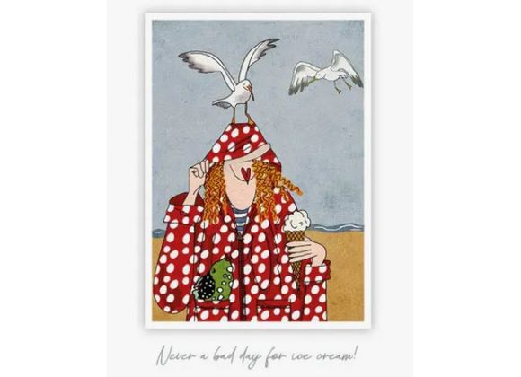 Never a Bad Day for an Ice Cream ... Camilla & Rose Card