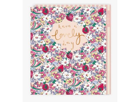 Have a Lovely Day Ditsy Cath Kidston square Greeting Card