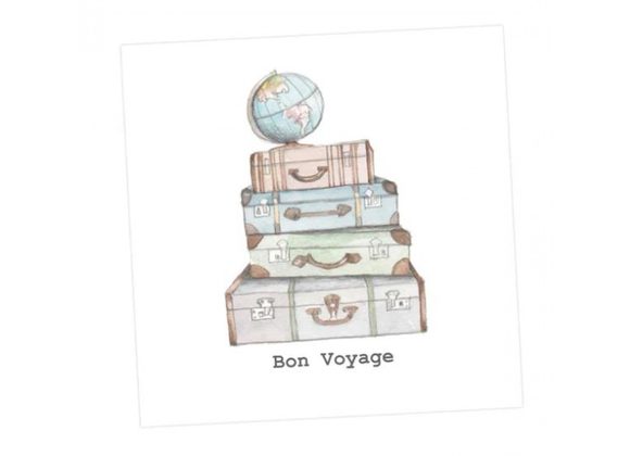 Bon Voyage Card by Crumble & Core - All Packed Up