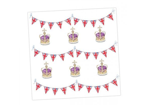 Crowns & Bunting Card by Crumble & Core