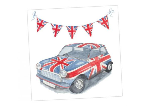 Mini & Bunting Card by Crumble & Core