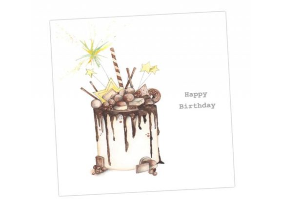  Happy Birthday Card by Crumble & Core - Choccie Woccie