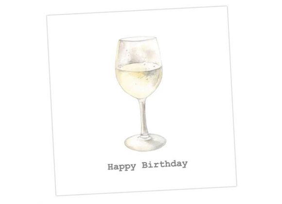 Happy Birthday Card by Crumble & Core - Wine