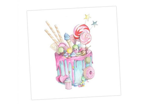 Truly Scrumptious Cake Card by Crumble & Core