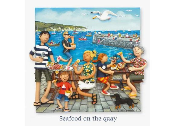 Seafood on the quay - Blank Inside