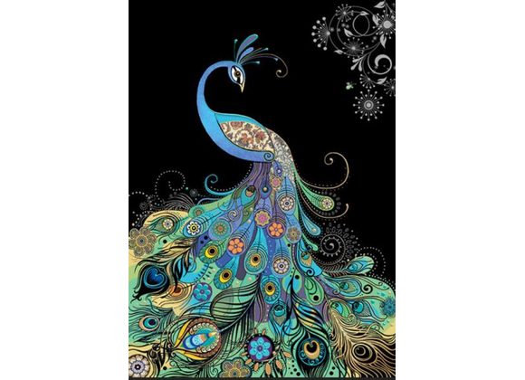 Elegant Peacock - Bug Art Card