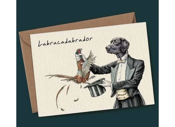 Labracadabrador - card by Bewilderbeest