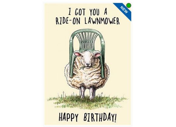 I Got You A Ride-On Lawnmower - Happy Birthday