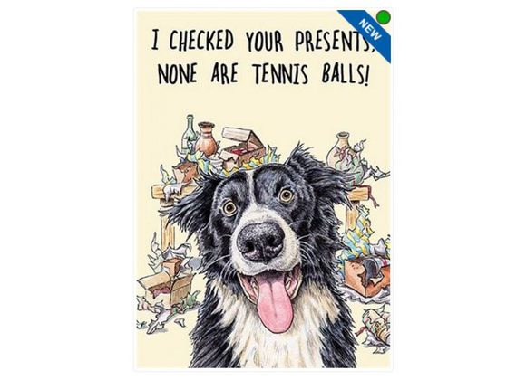 I Checked Your Presents, None Are Tennis Balls!