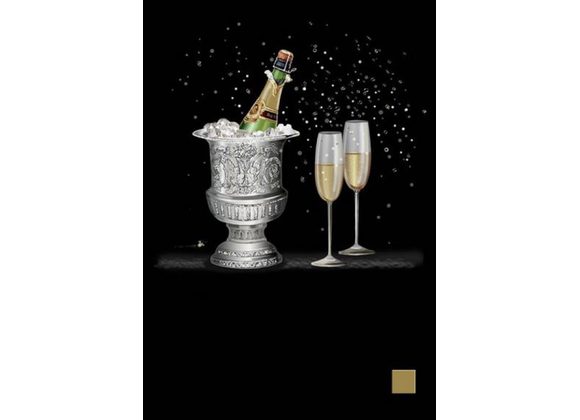 Champagne - Bug Art Card