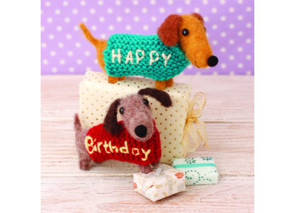 Happy Birthday - Dogs with Presents