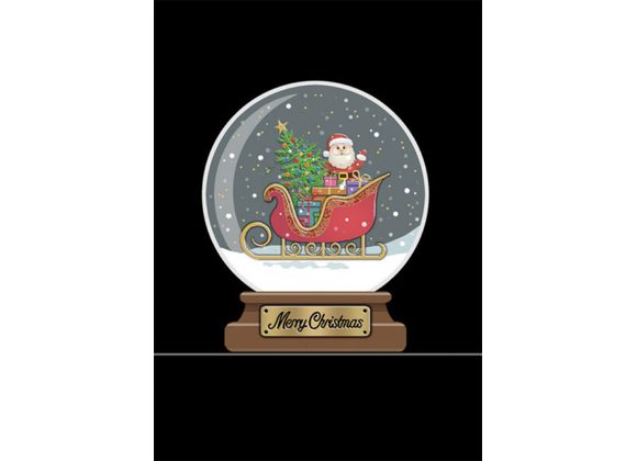 Sleigh Globe by Bug Art