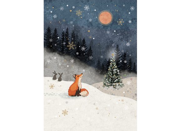 Snow Fox by Bug Art