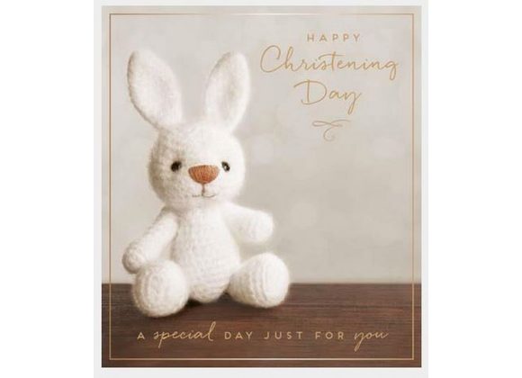Happy Christening Day - Pigment Card