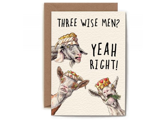 Three Wise Men - Bewilderbeest Card